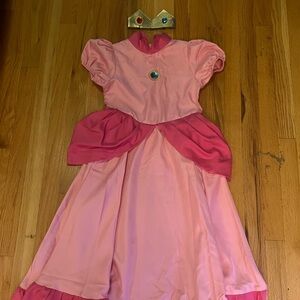 Princess Peach Kids Costume